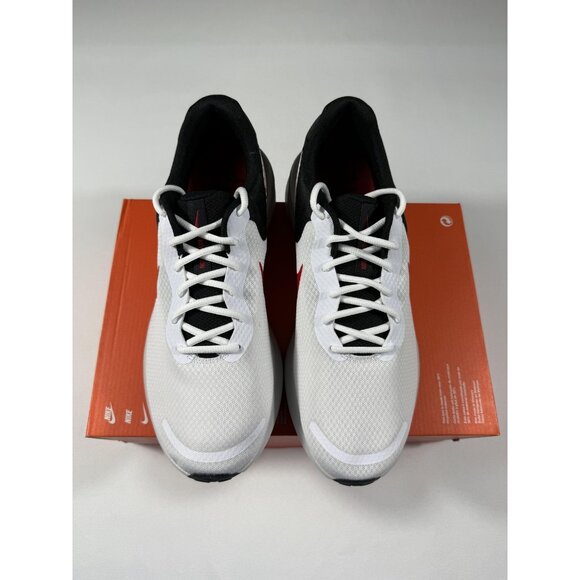 New Nike Shoes Mens Size 11 White Black Revolution 7 Running Sneakers FB2207-102 - Picture 2 of 10